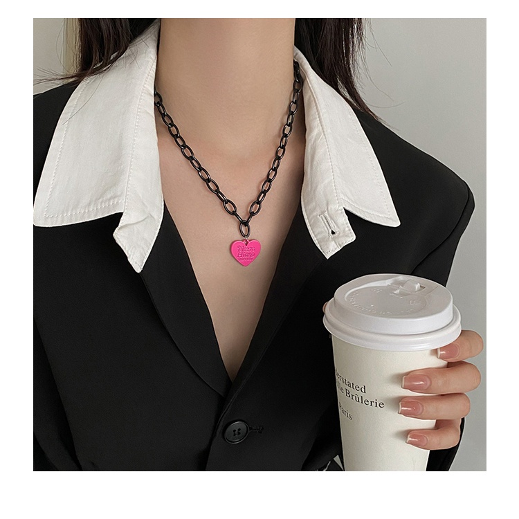 X Love Necklace Accessories Trendy Chain Hip Hop Short Jump Di