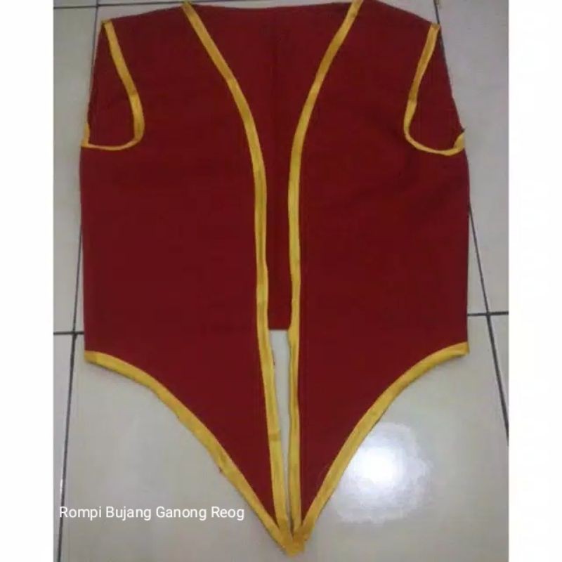 Rompi reog anak dan dewasa - Rompi Bujang Ganong dewasa dan anak