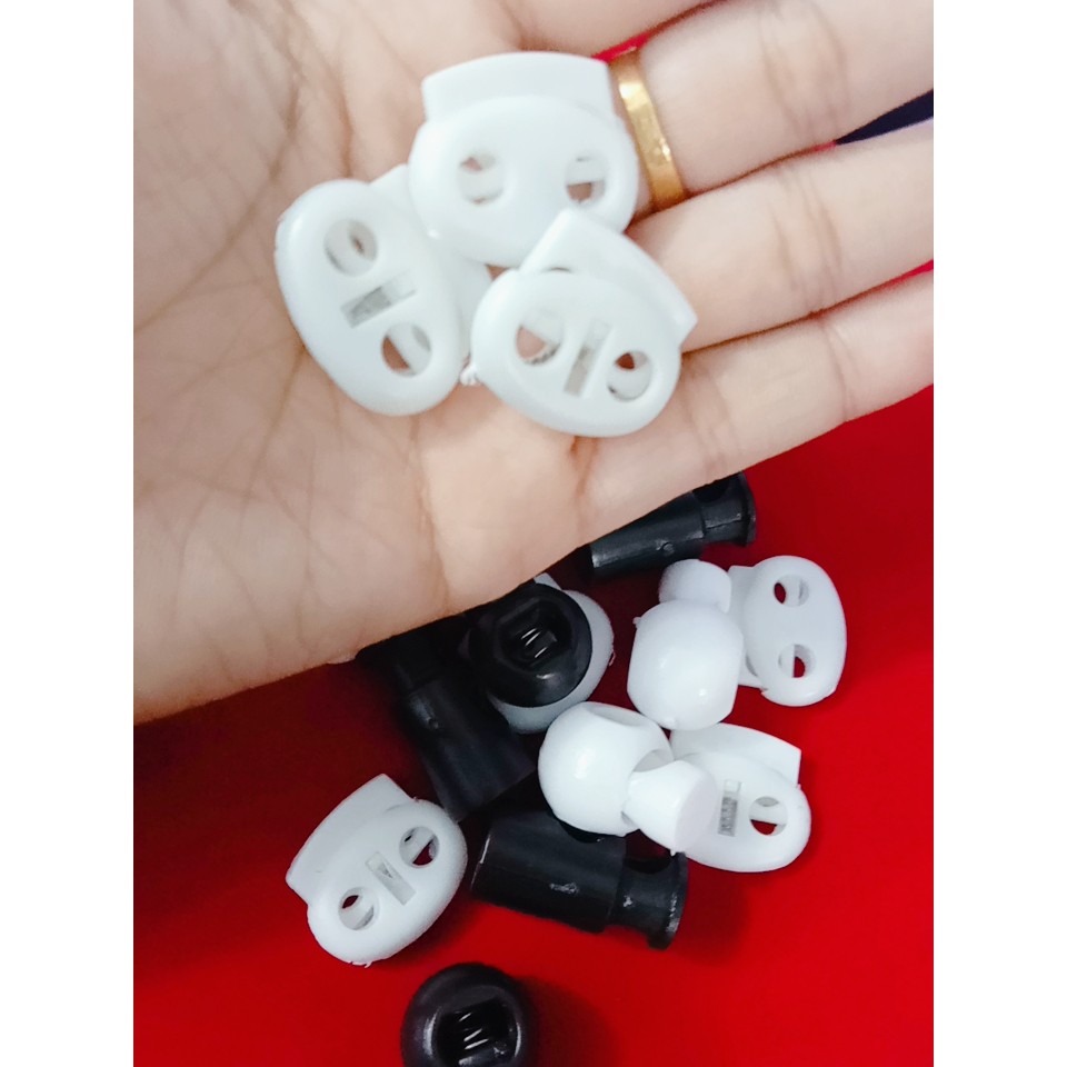 ECERAN RANDOM Stopper bulat /Compo Pengatur Tali Serut Stopper Tabung Stopper Botol stoper tali