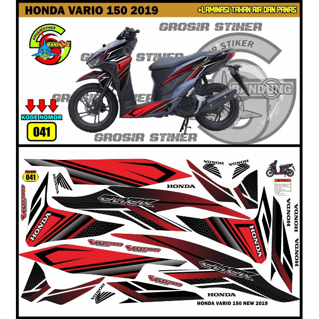 STRIPING VARIASI MOTOR VARIO 150 LED 2019