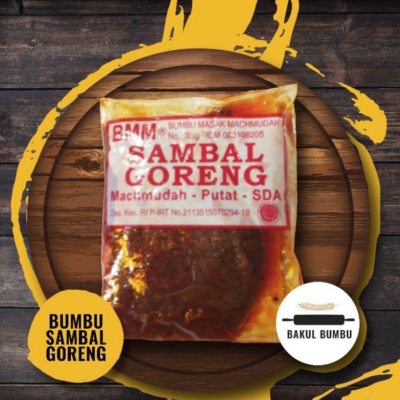

Terbaru I Termurah I Bumbu Sambal Goreng Praktis Machmudah I 50gr