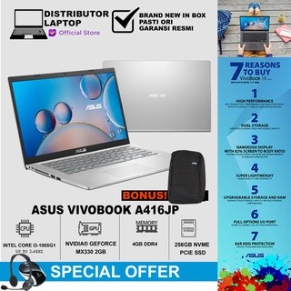 Laptop Asus Vivobook A416JP FHD321 FHD322 - i3 1005G1