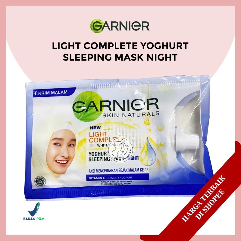 Jual GARNIER YOGURT SLEEPING NIGHT MASK Shopee Indonesia