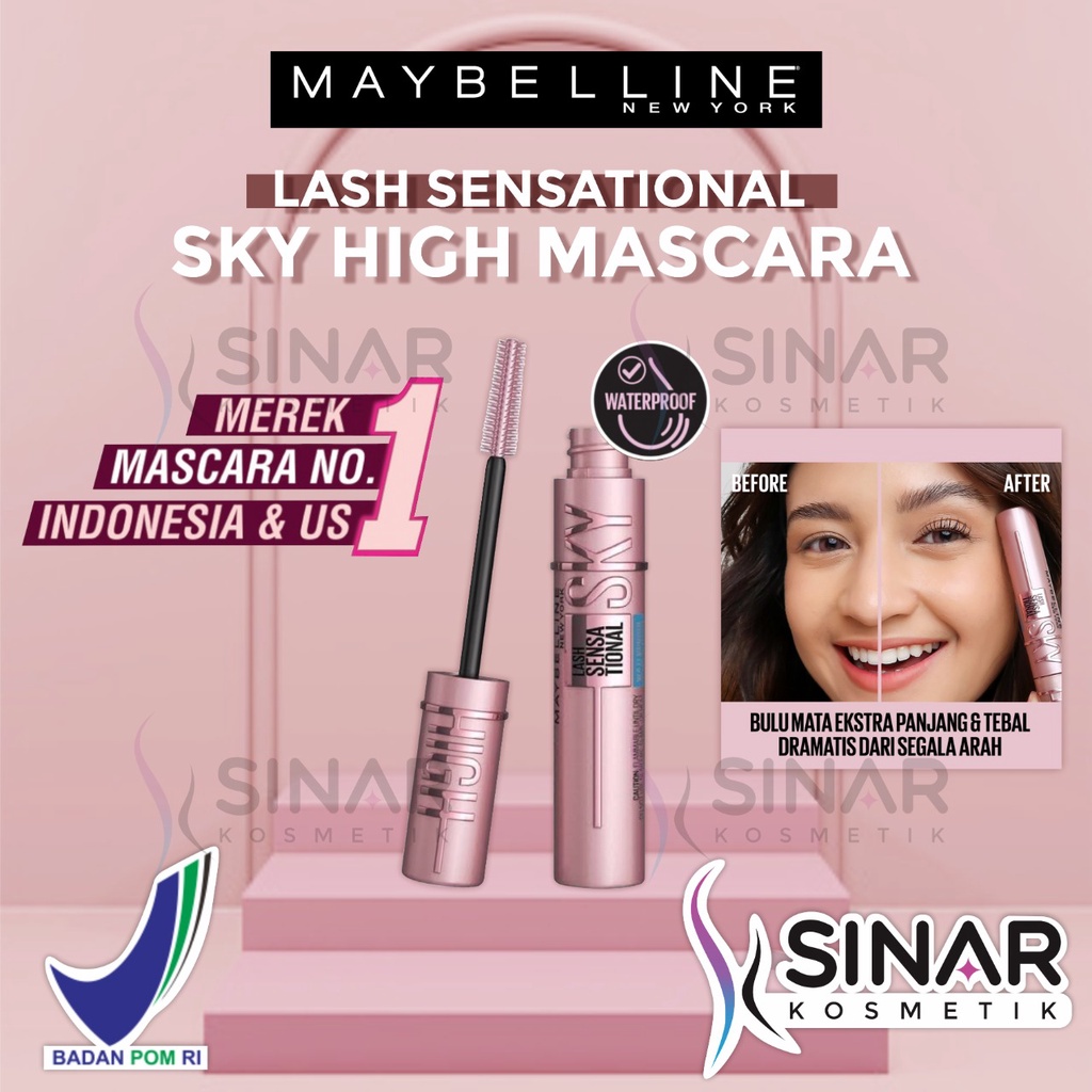Jual Maybelline Lash Sensational Sky High Mascara Waterproof