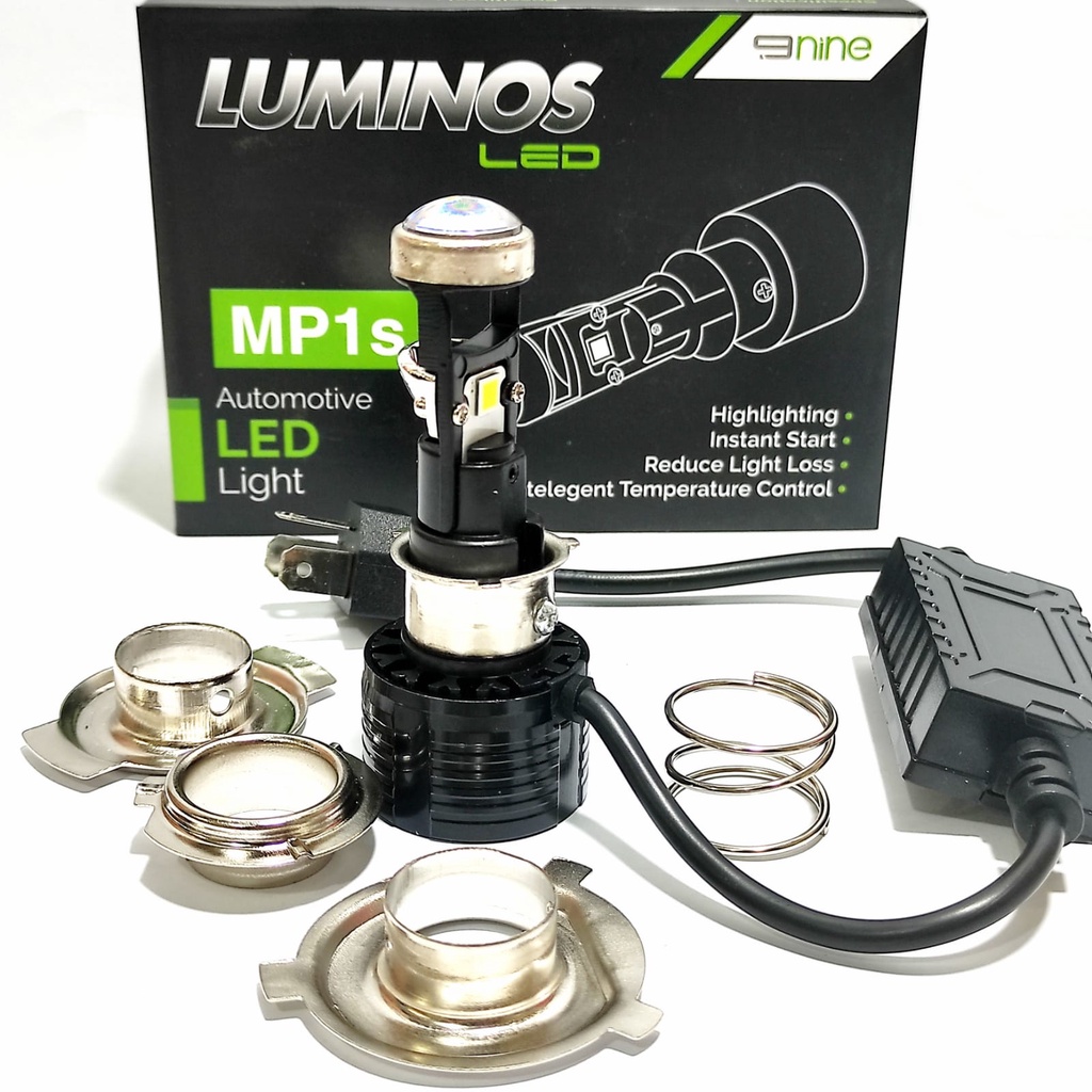 LED LUMINOS MP1S MINI PROJIE M6 LAMPU UTAMA MOTOR MATIC BEBEK H6 PNP