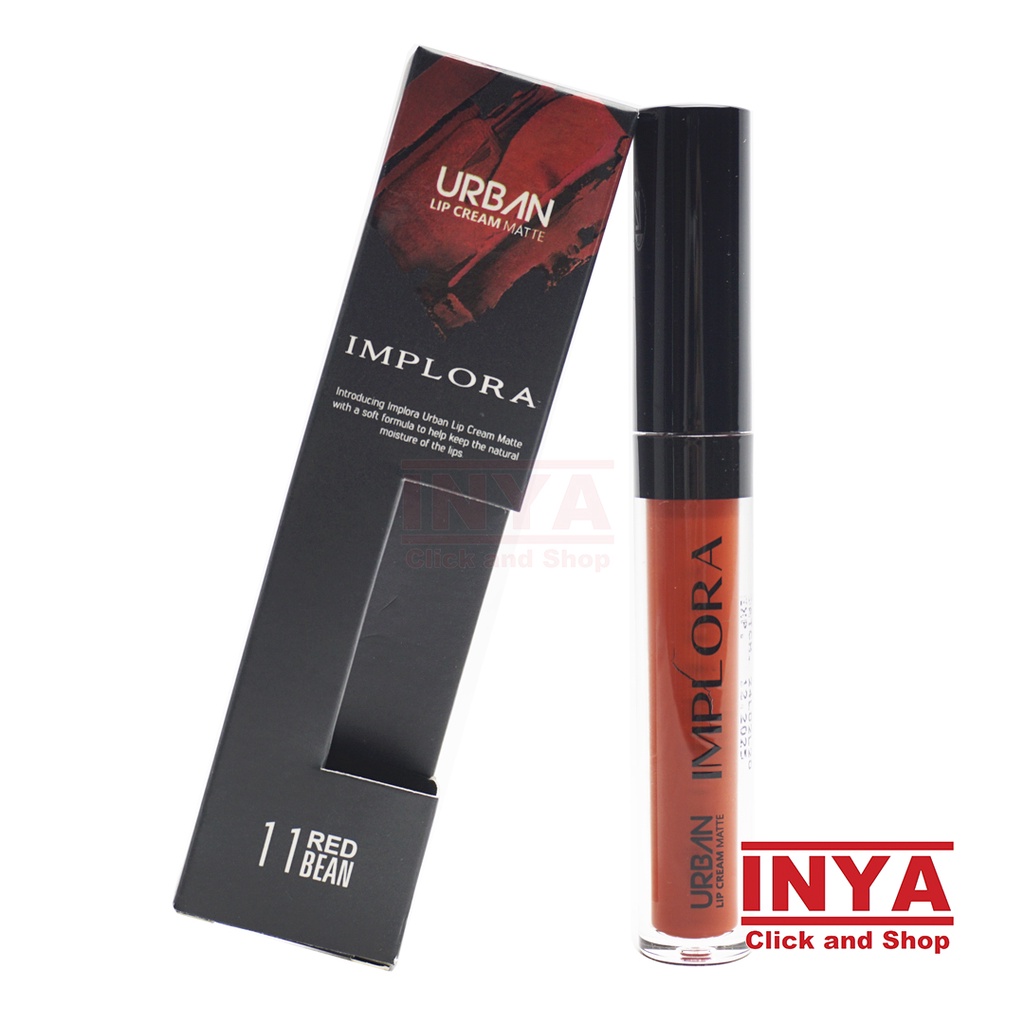 IMPLORA URBAN LIP CREAM MATTE 11 RED BEAN 2.9gr