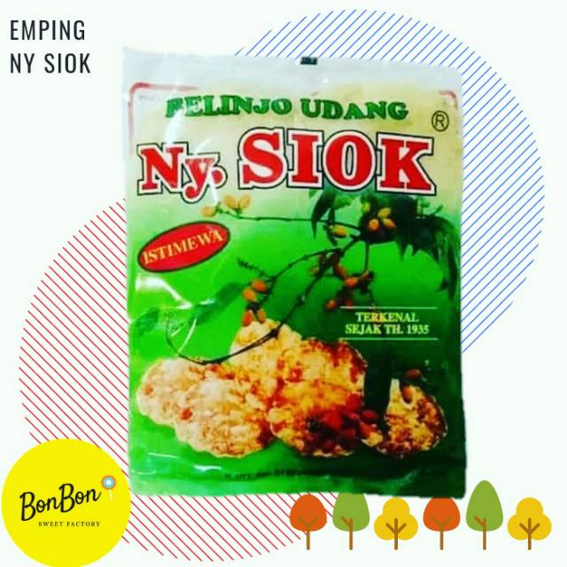 

Emping Ny Siok Ebi / Belinjo Udang Mentah / Blinjo Melinjo Asli 200 Gram