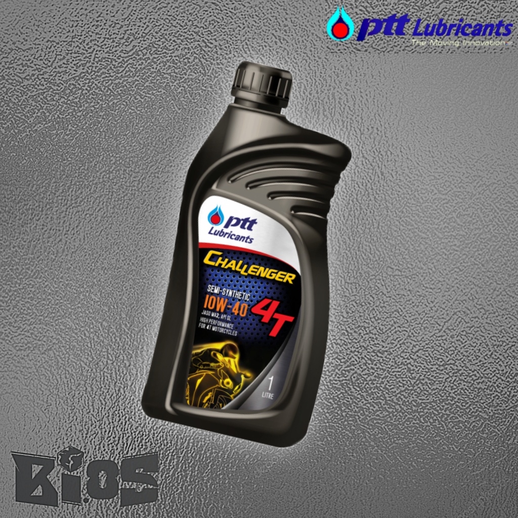 OLI PTT LUBRICANTS CHALLENGER SAE 10W40 1L MA2 4T SEMI SYNTHETIC