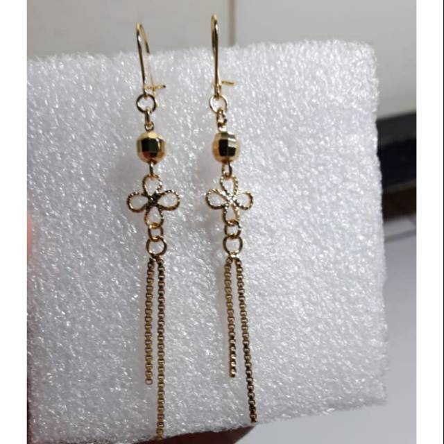 Anting Panjang bahan perak