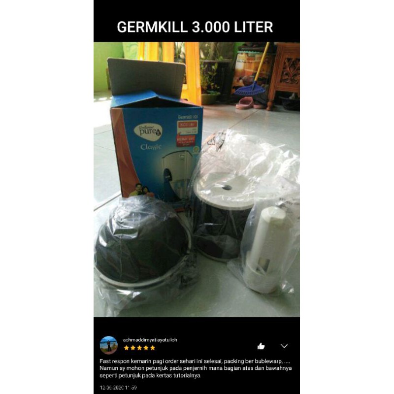 PURE IT FILTER KIT 3000 L Refill Germkill Kit germ kill GKK FILTER AIR PURE IT PUREIT