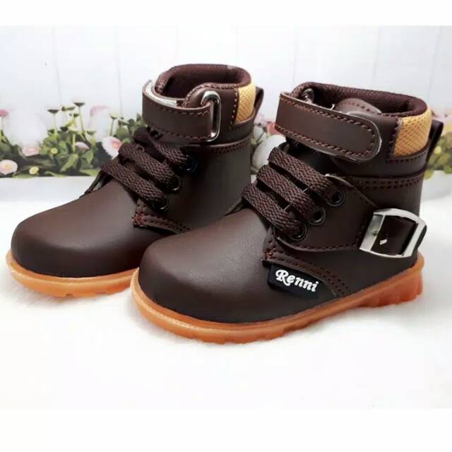 NK 99 SEPATU  BOOT  ANAK  COKLAT Shopee  Indonesia