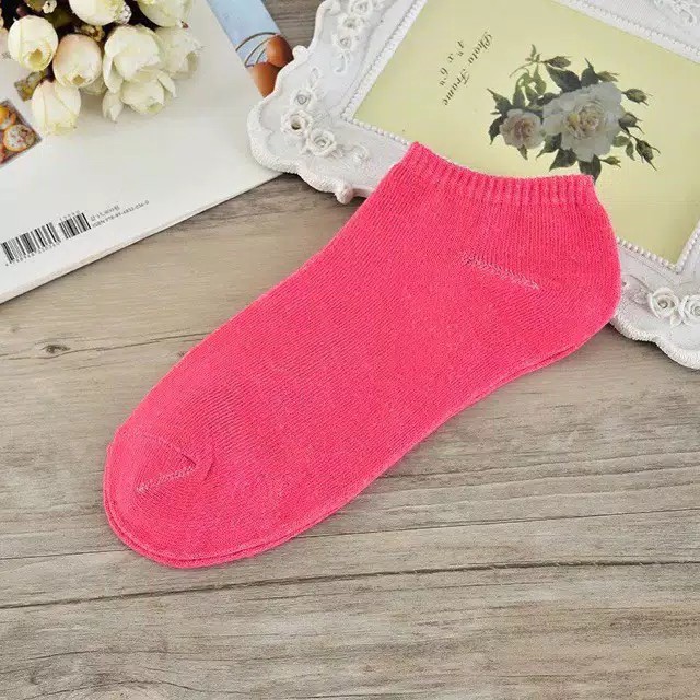 Kaos Kaki Polos Semata Kaki Kaos Kaki Ankle Bahan Spandex Lembut Cute Short Socks