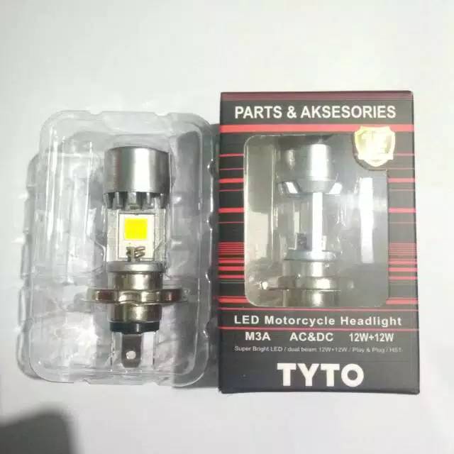 Lampu LED TYTO h4 kaki 3 motor Vixion dan lainnya