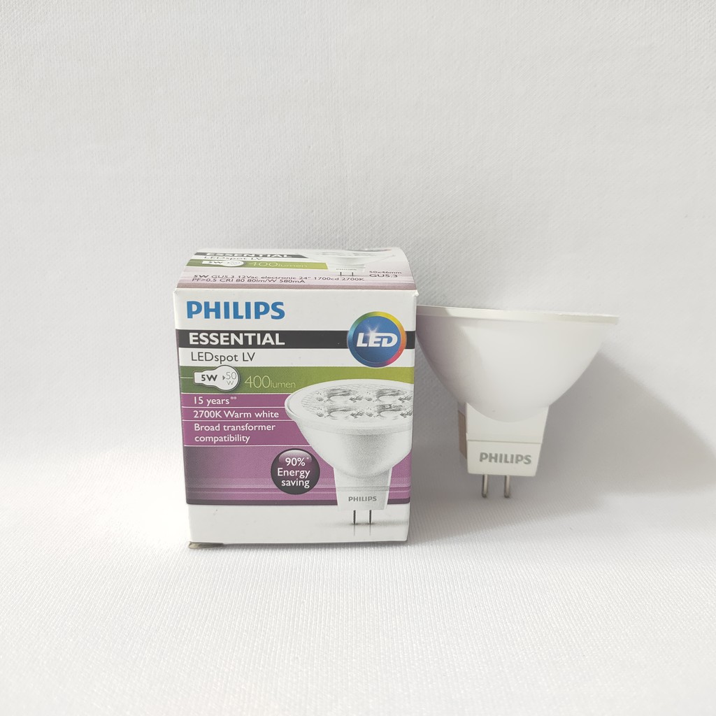 Philips MR16 Lampu Essential LED 5W 12V