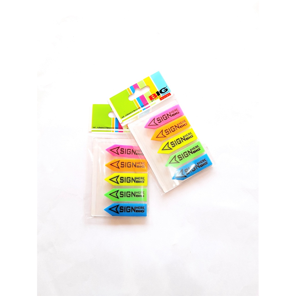 

STICKY NOTES / PEMBATAS BUKU BIG 5W SIGN HERE