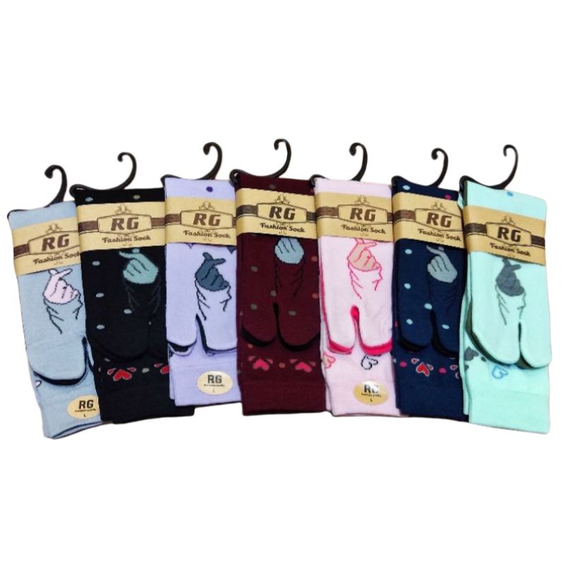 KAOS KAKI JEMPOL MOTIF NILON MUSLIMAH DEWASA SARANGHEO-1