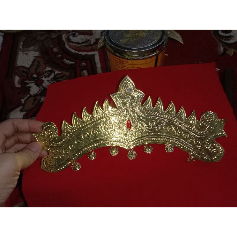 pilis tari//mahkota pilis palembang//aksesoris kepala anak