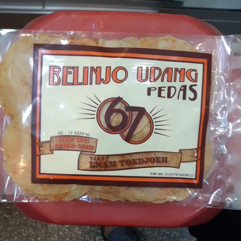 

belinjo udang pedas