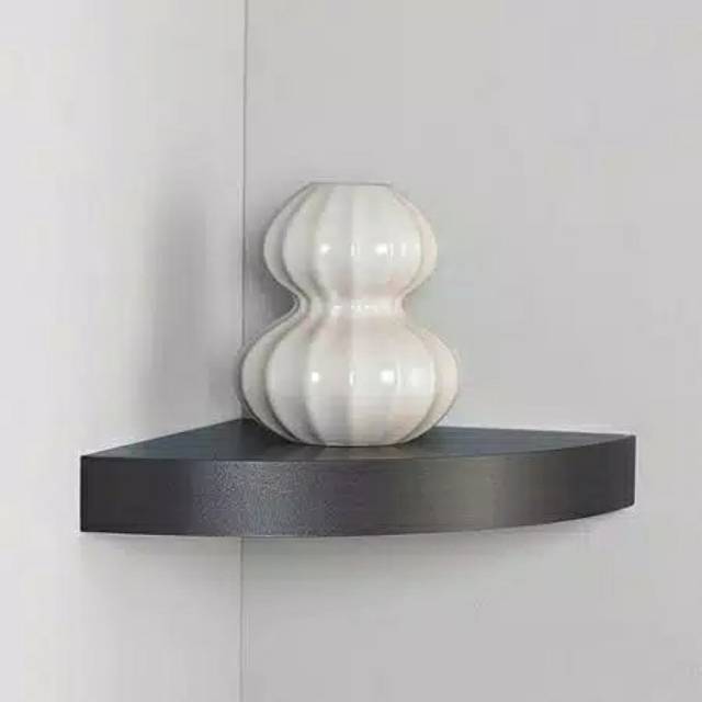 Pajangan dinding rak pojok rak dinding sudut rak siku floating shelves rak dinding melayang