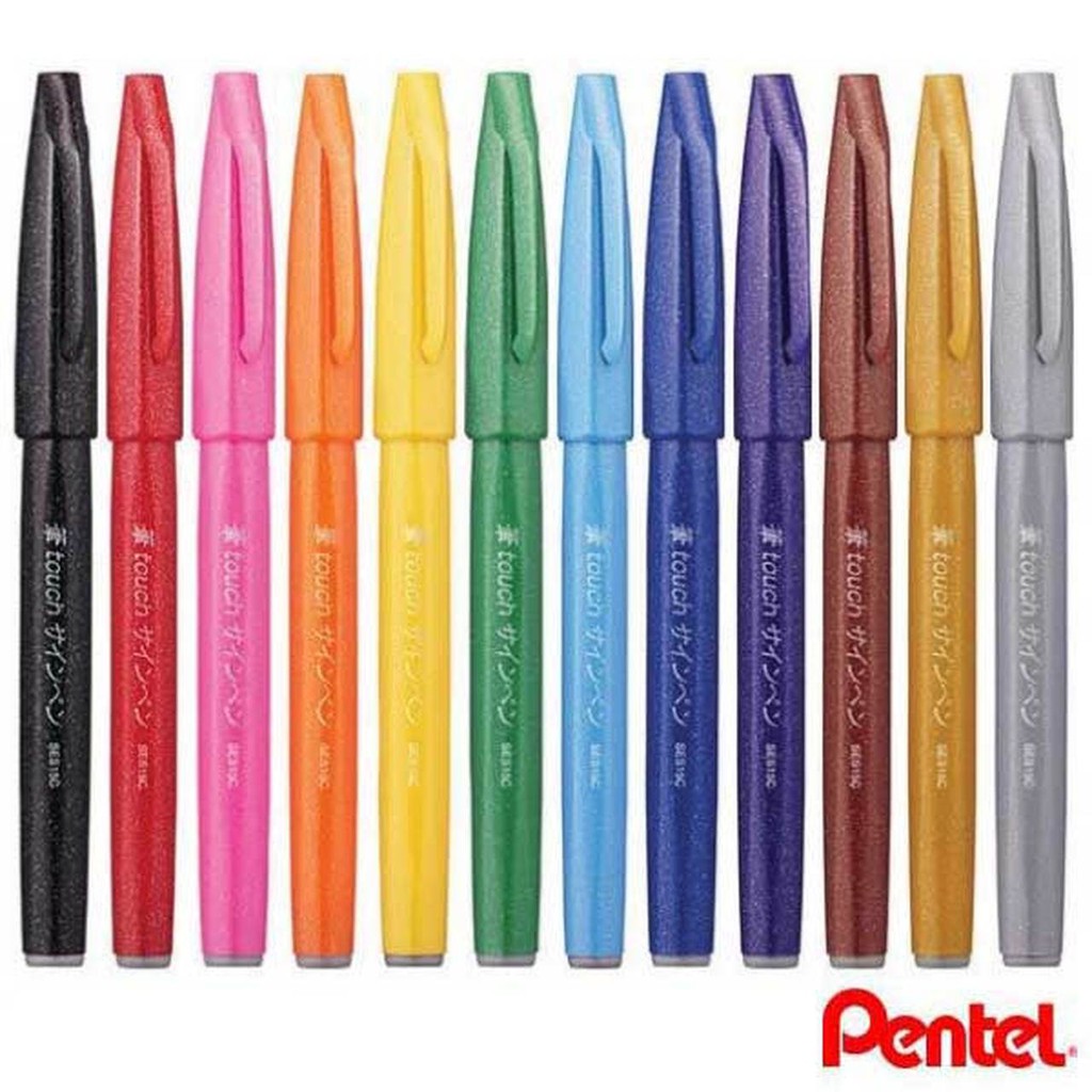 Pentel Touch Brush Sign Pen