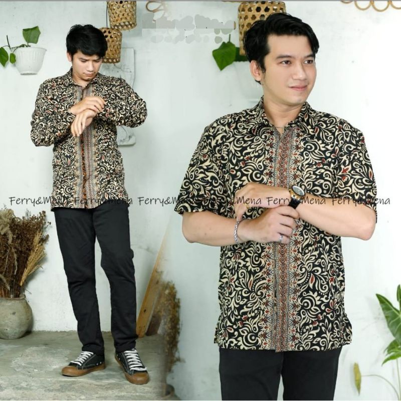 COD KEMEJA BATIK LENGAN PENDEK DAN LENGAN PANJANG//BATIK SERAGAMAN KELUARGA//KEMEJA MODERN