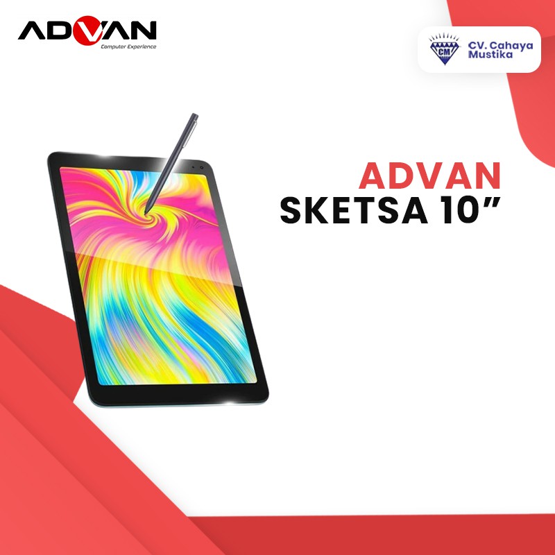 Jual Tablet Sekolah/Tablet Anak/Tablet Kuliah Advan Tablet Sketsa 10 Inch Murah Di Malang