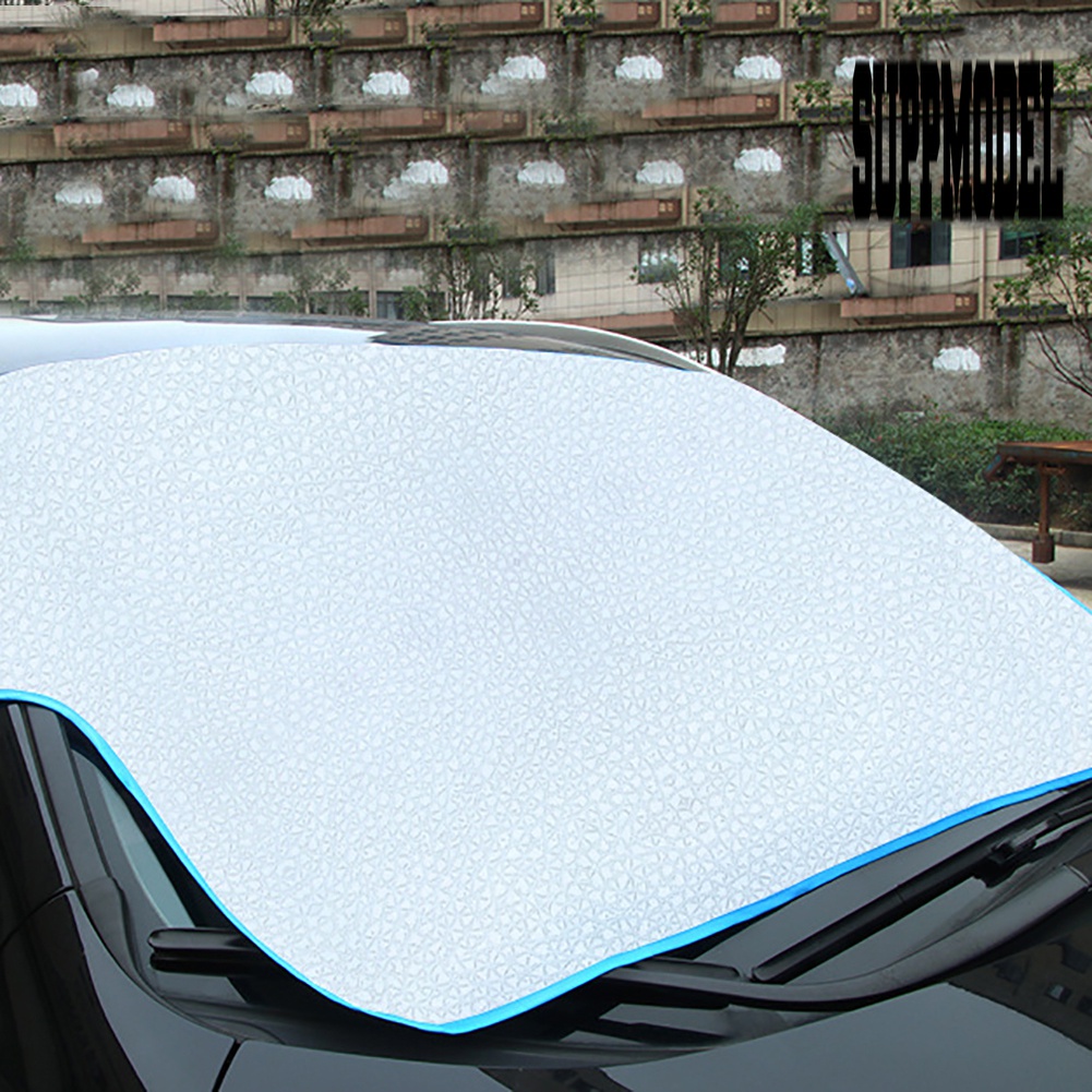 Cover Pelindung Kaca Depan Mobil Anti UV Bahan Aluminum Film