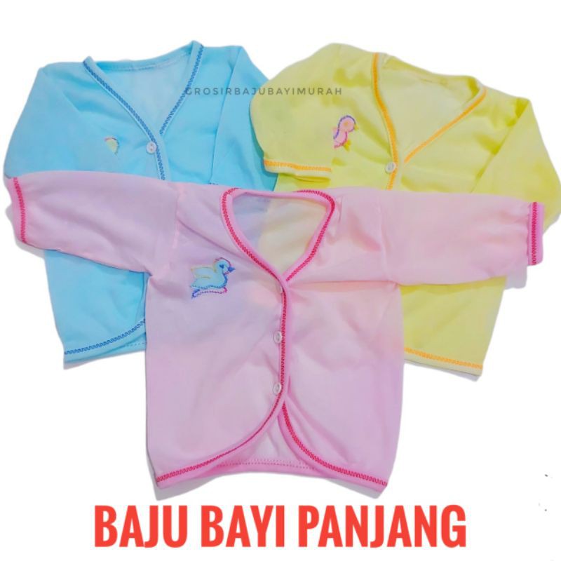 Baju Bayi lengan PANJANG newborn baju PANJANG APLIKASI