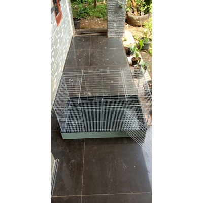 kandang Kelinci galvanis Jumbo #kelinci #marmut jumbo xl ukuran P,76- L,47,- T, 46-GALVANSI