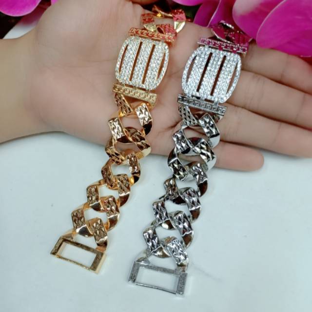 Gelang xuping plat