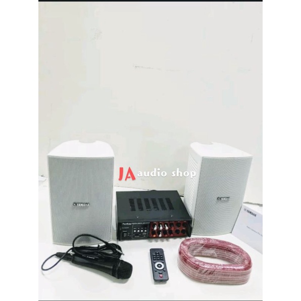 Paket Sound Karaoke yamaha Speaker vs6 || YAMAHA VS 6 dengan Amplifier FCA mini bluetooth ORIGINAL