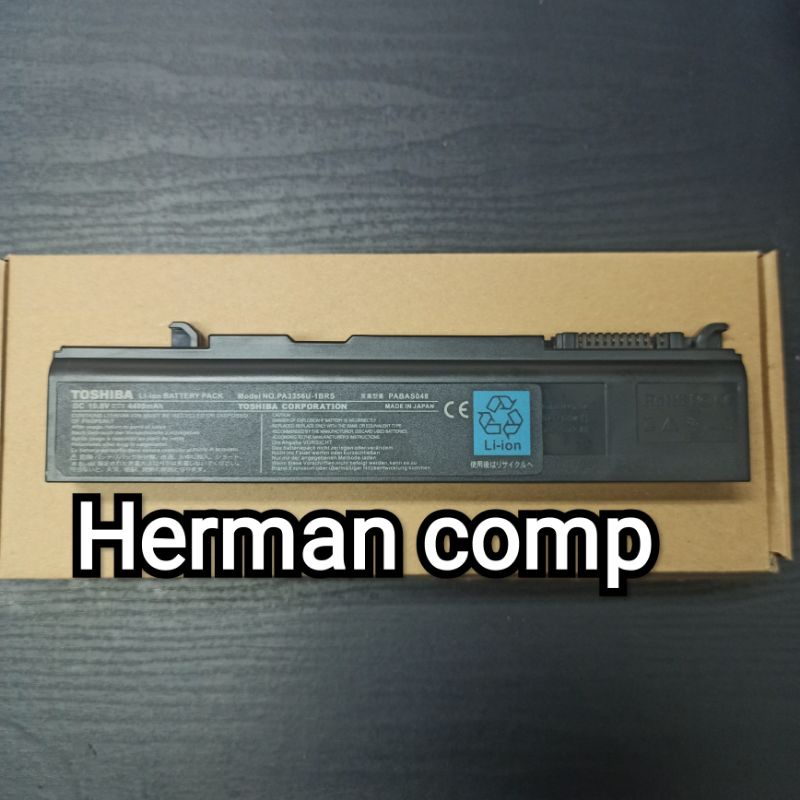 Original Baterai Toshiba Tecra A2 A3X A9 A10 M2 M2V M3 M5 M6 M9 M10 S3 S4 S5 Series PA3356