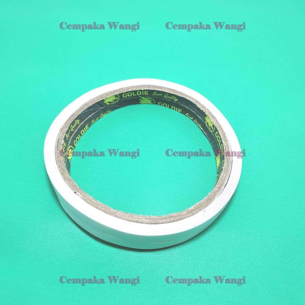 

double tape ukuran 1 per 4 - dobel tip kecil solatip perekat tempelan