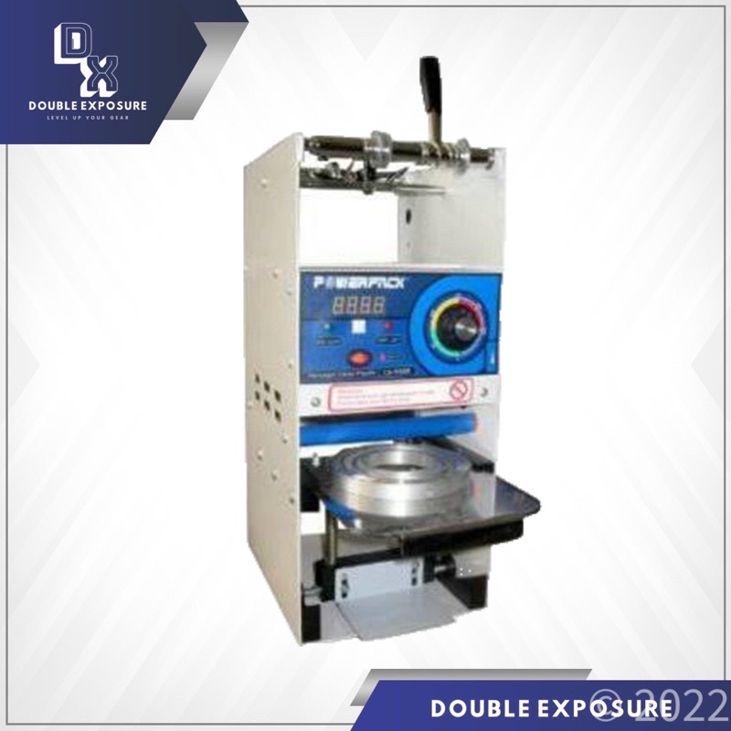 MESIN CUP SEALER PRESS GELAS PLASTIK MANUAL DIGITAL POWERPACK