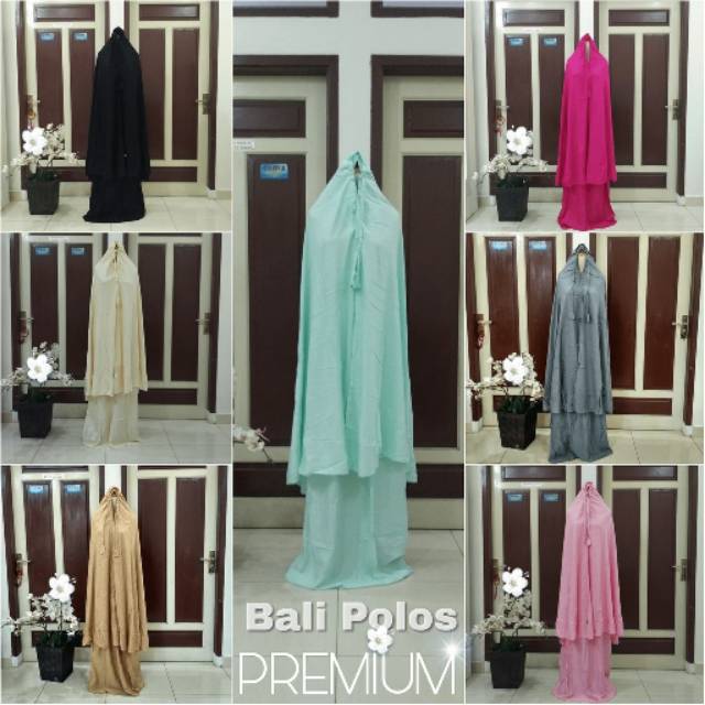 Mukena katun rayon polos