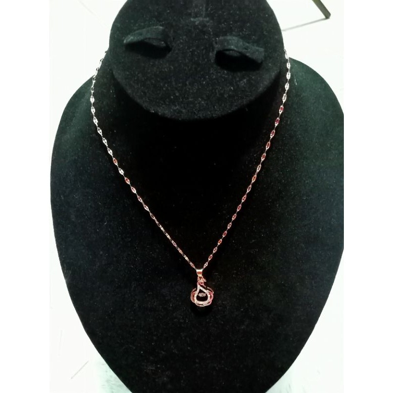 Kalung Dancing Stone.Kalung Lapis Emas Titanium