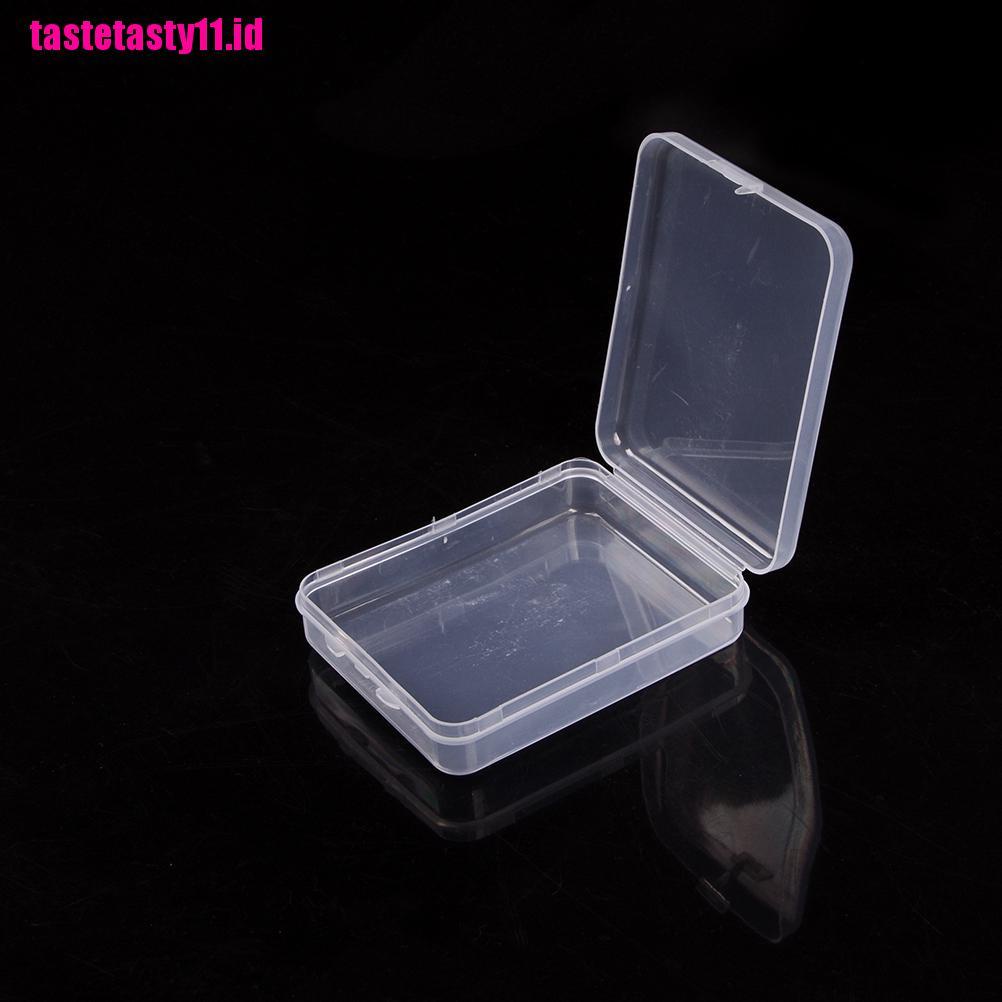 Case Penyimpanan Bahan Plastik Transparan Dengan Tutup