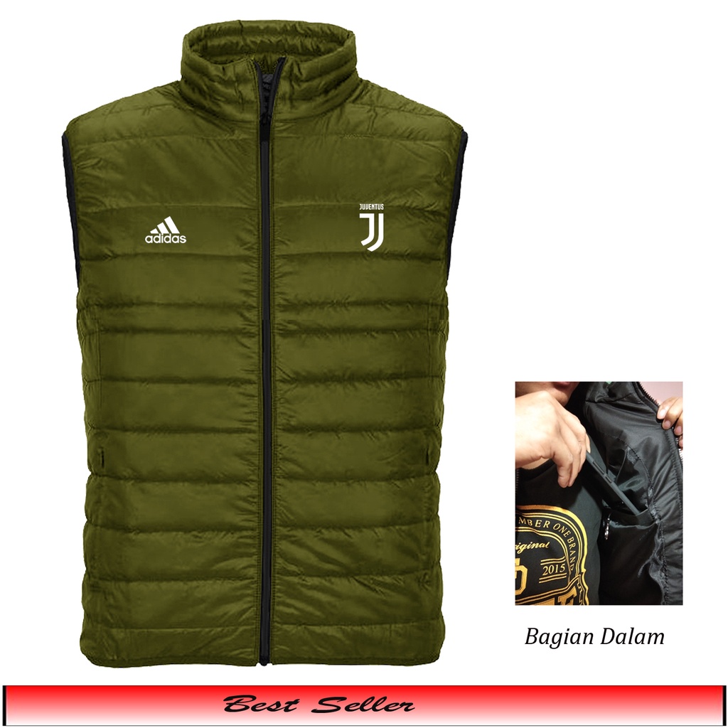 Rompi Bisnis,Rompi Motor Pria Wanita  Logo Juventus/Rompi Hiking Parasut Pria