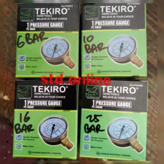 PRESSURE GAUGE AMPERE ANGIN TEKIRO