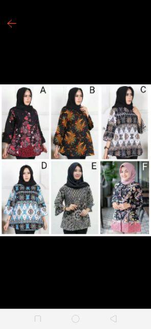 Aneka Blouse Batik Wanita Cantik