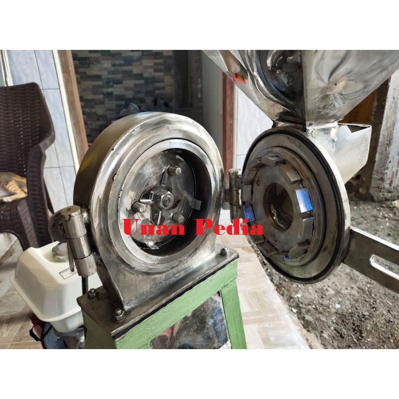 Mesin Penepung Giling Jagung - Mesin Penbuat Tepung Jagung - Mesin Disk Mill Penepung - Mesin Disk M