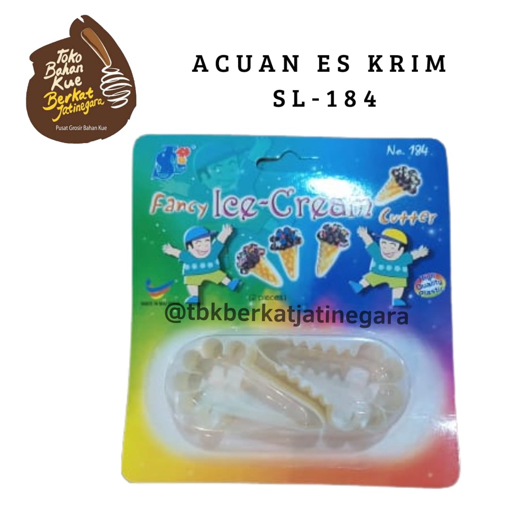 ACUAN ES CREAM SL-184 / CETAKAN KUE