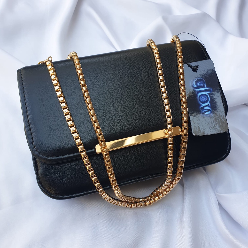 Tas Selempang Wanita Glow Diva +Free Box Tali Rantai Tas Slempang Cewek Rantai Slingbag Perempuan 6311