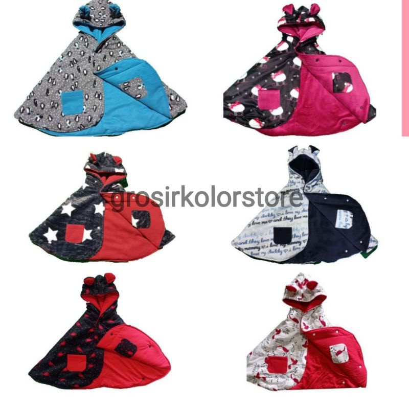 Baby Cape / Kado Bayi / Jaket Jumper Mantel Bayi New Born