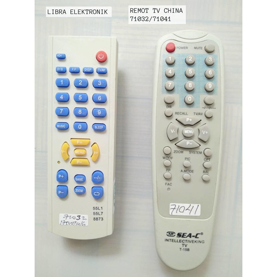 Remot TV China Untuk Mesin Wansonic