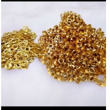 Mata Ayam Eyelet 4mm Gold (Kode 201) Anti Karat