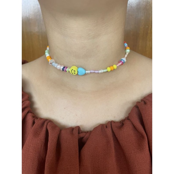 Smile Choker Beads