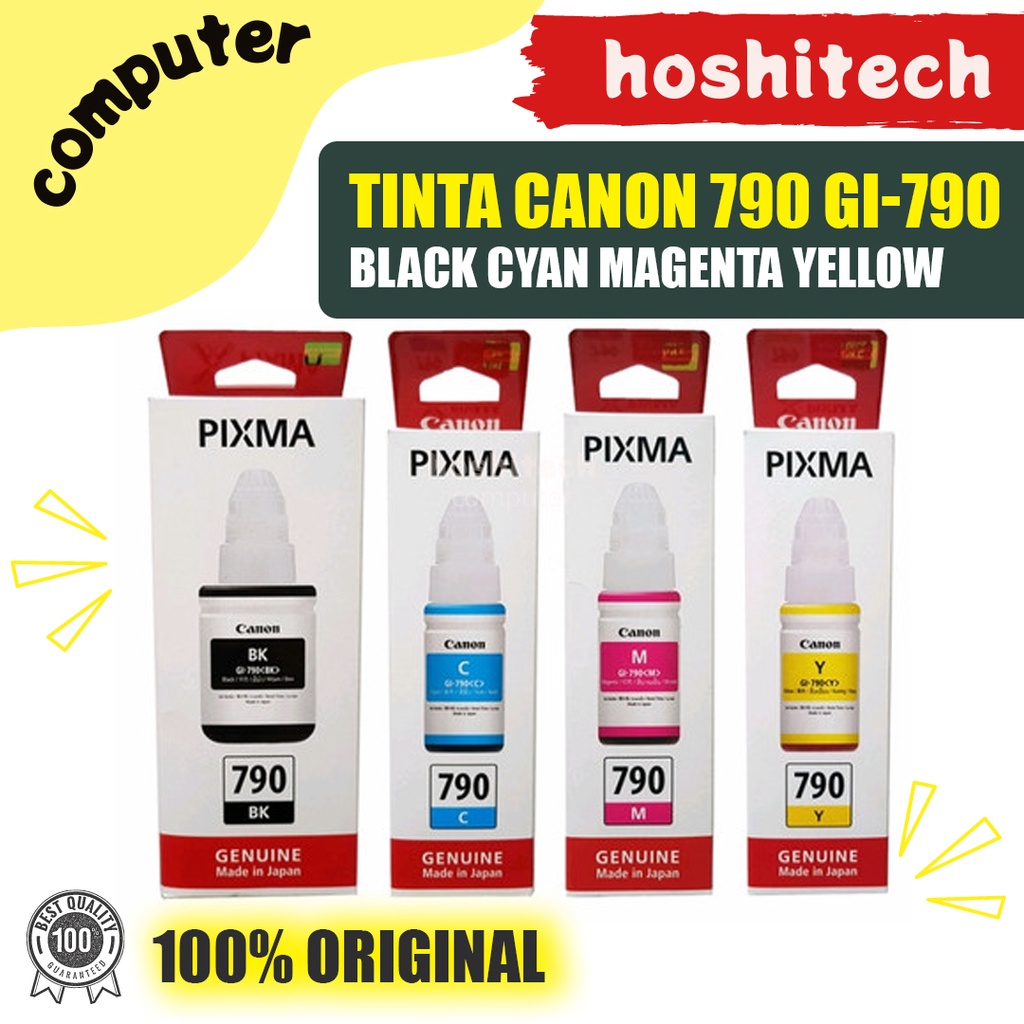 TINTA CANON 790 GI-790 BLACK CANON 790 COLOR ORIGINAL