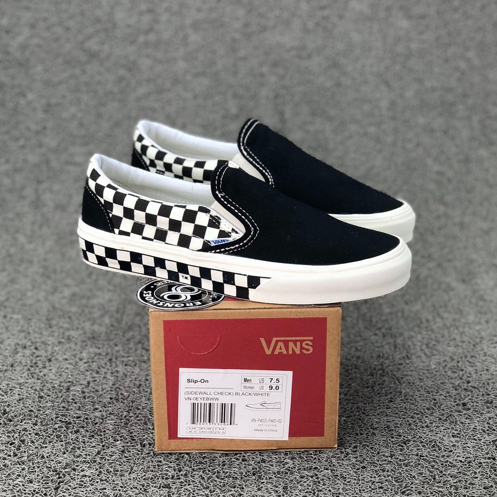 vans slip on sidewall