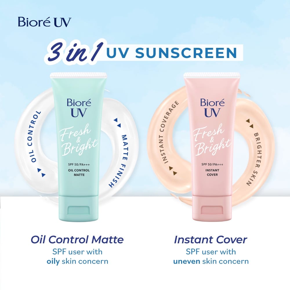 Biore Sunscreen Fresh &amp; Bright